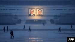 지난 3일 평양 김일성 광장.