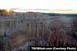 Sunrise and sunset are the best times to view the ancient hoodoos at Utah’s Bryce Canyon National Park.