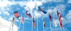 Bendera za nchi wanachama wa Jumuiya ya ASEAN