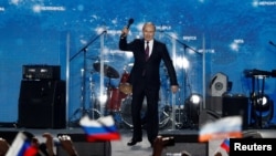 Rusiya prezidenti Vladimir Putin Krımın ilhaq edilməsinin dördüncü ildönümünü bayram edir.