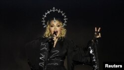 መዳና በሪዮ ኮንሰርት ላይ (ፎቶ ሮይተርስ ግንቦት 5፣2024) 