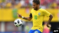 نیمار مهاجم تیم ملی فوتبال برازیل
