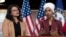 FILE - U.S. Congresswomen Ilhan Omar and Rashida Tlaib, both Democrats, are seen during a news conference at the Capitol, in Washington, July 15, 2019.