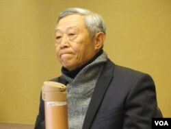 淡江大学大陆研究所荣誉教授赵春山（美国之音张永泰拍摄）