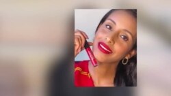 የሴቶች የመዋቢያ ምርቶችን እያመረተች ገበያ የምታቀርበው ወጣት