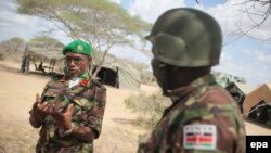 Makamanda wa Kikosi cha jeshi la Kenya kwenye operesheni ya AMISOM nchini Somalia