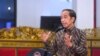 Presiden Jokowi dalam acara peresmian pembukaan "The 10th Indonesia Ebtke Conex 2021" di Istana Negara, Jakarta, Senin, 22 November 2021. (Biro Setpres )