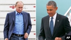 Presiden AS Barack Obama (kanan) dan Presiden Rusia, Vladimir Putin (foto: dok).