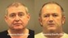 Lev Parnas, left, and Igor Fruman are shown in booking photos courtesy of the Alexandria Sheriff's Office in Virginia and released Oct. 10, 2019. 