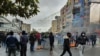 Iranian anti-government protesters block a road in the capital, Tehran, on Nov. 17, 2019 in this image verified by VOA Persian and sent from Iran. (Courtesy)