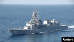 일본 해상자위대 구축함. (자료사진)