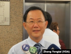 执政党国民党立委丁守中(美国之音张永泰拍摄)