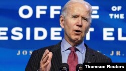 ፎቶ ፋይል፦ ተመራጩ ፕሬዚዳንት ጆ ባይደን