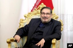 Secretary of Iran's Supreme National Security Council Ali Shamkhani, attends a meeting in Tehran, Jan. 17, 2017.