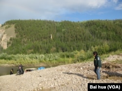 位于西伯利亚东北部的雅库特地区风光。俄罗斯向中国出口的天然气主要来自这一地区。(美国之音白桦拍摄)