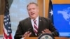 Secretary of State Mike Pompeo speaks during a news conference at the State Department, March 17, 2020, in Washington.