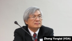 执政党国民党立委 邱文彦(美国之音 张永泰拍摄)