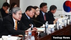 평창동계올림픽대회 및 장애인동계올림픽대회 조직위원회가 9일 서울 중구 을지로 조직위원회 서울사무소에서 제19차 집행위원회를 열고 있다. 