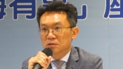 中华亚太精英交流协会秘书长王智盛(美国之音张永泰拍摄)