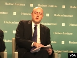 美国德国马歇尔基金会高级研究员杰米·弗莱（美国之音钟辰芳拍摄)