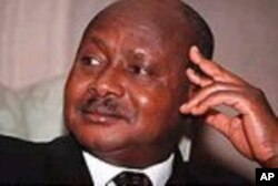 Yoweri Museveni, whose third term is due to expire in 2011, is raising questions about Uganda's international position if parliament imposes the death penalty for homosexual behavior.