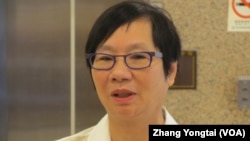 台湾执政党国民党立委罗淑蕾(美国之音张永泰拍摄)