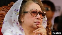 Khaleda Zia, présidente du Parti Nationaliste du Bangladesh.