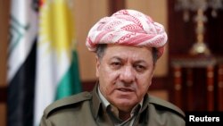 Presiden kawasan Kurdi, Massoud Barzani (Foto: dok). 