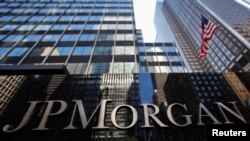 FILE -JP Morgan Chase headquarters in New York.