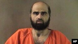 Psikiater Militer Amerika Mayor Nidal Hasan dinyatakan bersalah dalam kasus penembakan di Fort Hood, Texas tahun 2009, Jumat, 23 Agustus 2013 (Foto: dok).