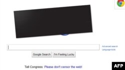 Populyar saytlar Konqresə etiraz edirlər