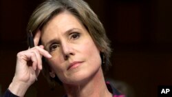 Sally Yates, ex- ministre par intérim de la Justice, Washington, le 19 octobre 2015.