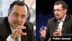 ናቢል ፋህሚ - የግብፅ የውጭ ጉዳይ ሚኒስትርና ቴድሮስ አድሃኖም - የኢትዮጵያ የውጭ ጉዳይ ሚኒስትር