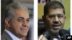 Foto dua capres Mesir dalam Pemilu 2012 : Hamdeen Sabahi (kiri) dan Mohammed Morsi (Foto: dok).