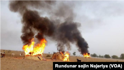 Hoton wani harin da aka taba kai wa a jihar Zamfara. 