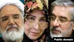 میرحسین موسوی، زهرا رهنورد و مهدی کروبی