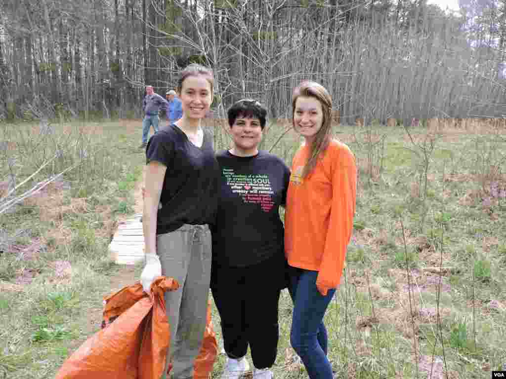 داوطلبان نایاک &quot;روز خدمت ملی نوروز&quot;، در ایالت کارولینای شمالی