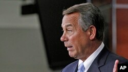 House Speaker John Boehner on Capitol Hill in Washington , May 16, 2013. 
