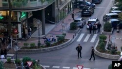 حضور پلیس اسپانیا در محل تیراندازی