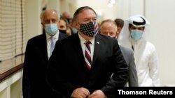 مایک پمپئو در قطر