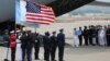 한국전쟁 정전협정 체결 65주년인 27일 한국전 참전 미군 전사자 유해 55구가 북한 원산 갈마비행장에서 경기도 평택 오산공군기지로 송환되고 있다. 앞서 미국과 북한은 싱가포르에서 열린 정상회담에서 한국전 참전 미군 전사자 유해 발굴과 송환에 합의했다. 