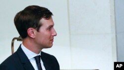 Jared Kushner, gendre et proche conseiller du président américain Donald Trump, lors d’une visite à Amman, Jordanie, 22 août 2017. 