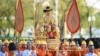 Newly-Crowned Thai King Carried in Elaborate Royal Procession