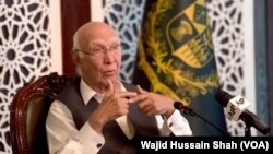 Adviser to Prime Minister on Foreign Affairs Sartaj Aziz
