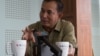 Khem Veasna, president of League for Democracy Party (LDP), in an interview with VOA Khmer, Phnom Penh, Cambodia, May 30, 2017. (Aun Chhengpor/VOA)