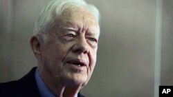 အမေရိကန်သမ္မတဟောင်း Jimmy Carter။