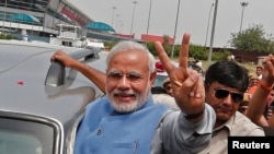 新当选印度总理的纳伦德拉·莫迪