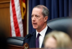 FILE - House Armed Services Committee Chairman Mac Thornberry, R-Texas, speaks during a hearing on Capitol Hill, April 12, 2018.