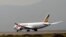 Ethiopian Airliner 787 Dreamliner prepare to take off from Addis Ababa, April 27, 2013. 