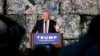 Republican presidential candidate Donald Trump speaks during a campaign stop at Alumisource, a metals recycling facility in Monessen, Pennsylvania, June 28, 2016. 